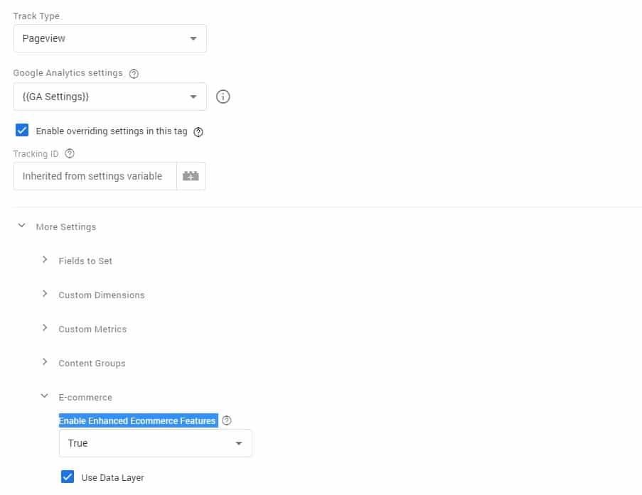 How to Enable Enhanced Ecommerce Features with Data Layer in Google Tag Manager