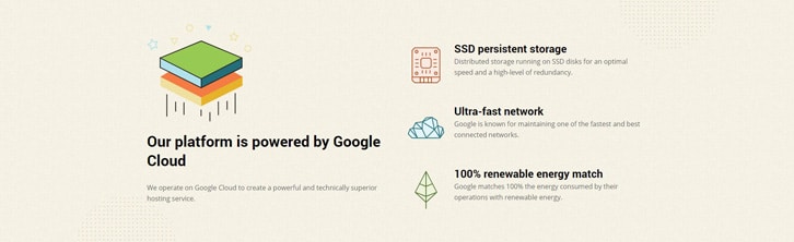 Siteground Hosting server powered by Google Cloud