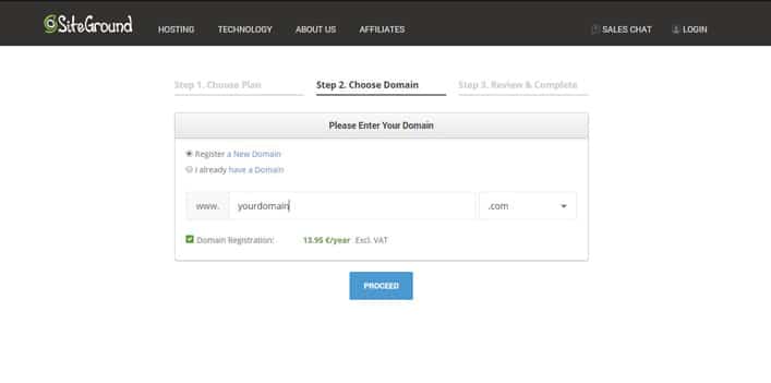 How to pick your domain name (Screenshot)