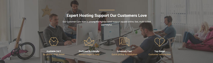 Expert hosting support on Siteground (Screenshot) 