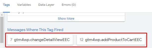 Change Detail View and Add to Cart Data Layers in GTM4WP